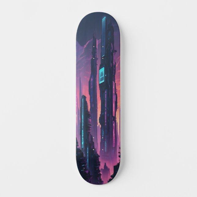 Skateboard Cyber City Vibes Edition 1 (Recto)