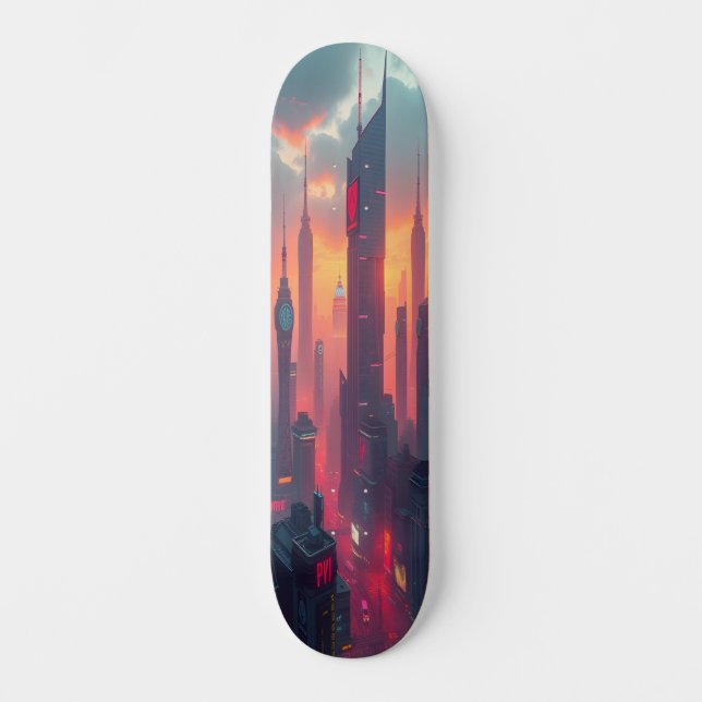 Skateboard Cyber City Vibes Edition 3 (Recto)