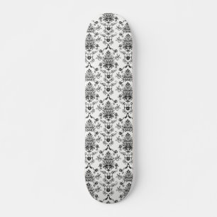 Skateboard Damas noir sur blanc