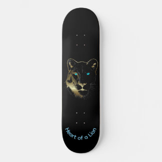 Skateboard Dames Planche à roulettes, Cœur de lion