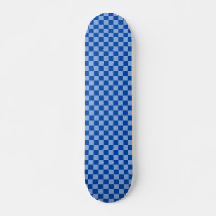 Skateboard Damier Bleu de Cobalt
