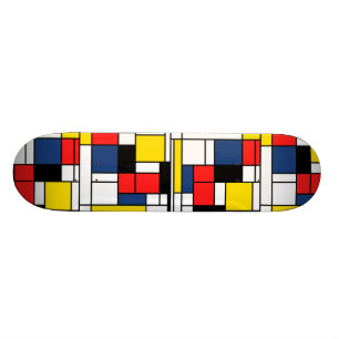 Skateboard Dans la mémoire de Mondrian - plate-forme de pati