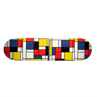 Skateboard Dans la mémoire de Mondrian - plate-forme de patin