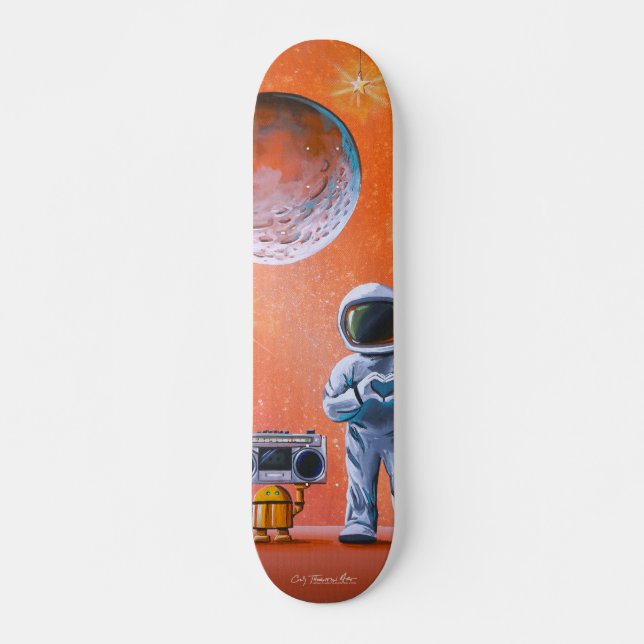 Skateboard Dans vos yeux - Astronaut & Boombox Robot (Devant)