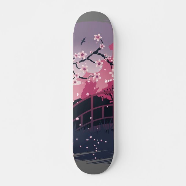 Skateboard Dark Blossom (Devant)