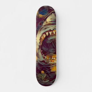 Skateboard Dark Shark Element Custom Pro Park Board