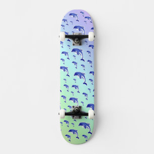 Skateboard dauphin, poisson, nature, aquatique, design, belle