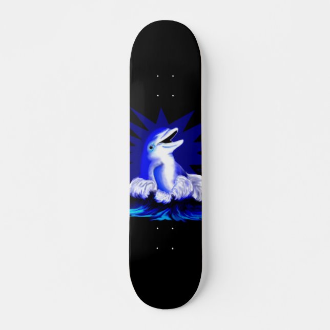 Skateboard Dauphin souriant (Devant)