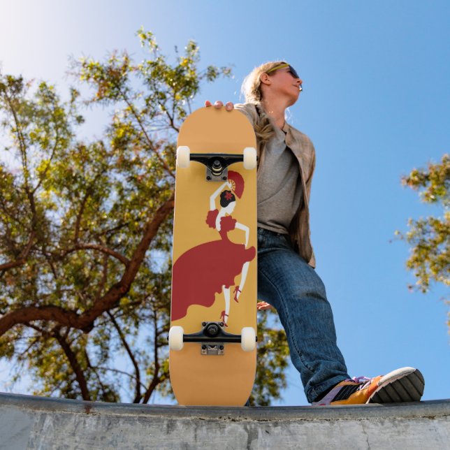 Skateboard de danseuse flamenco (Extérieur 1)