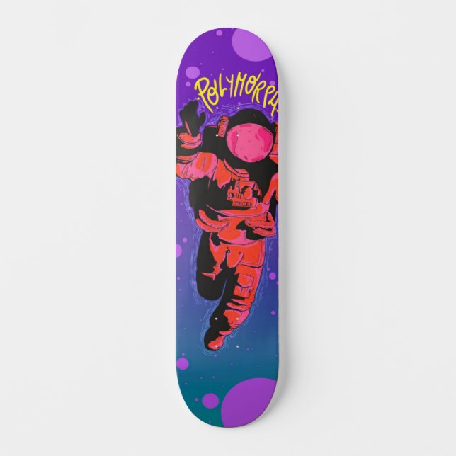 Skateboard de l'astronaute polymorphe (Recto)