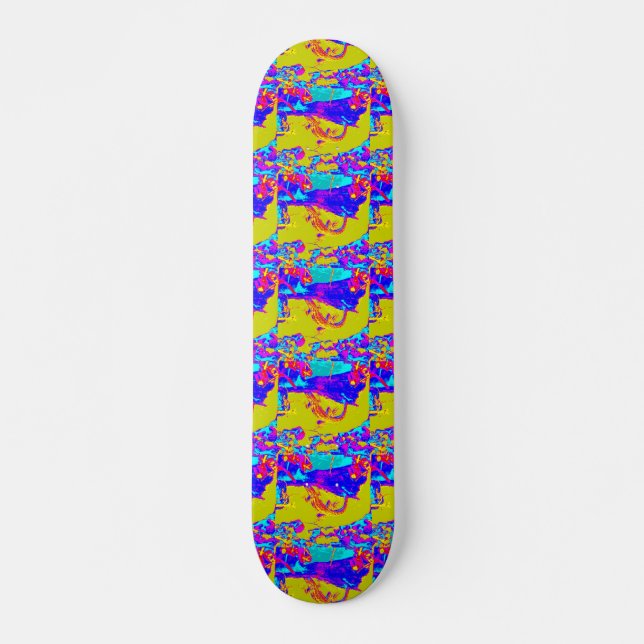 skateboard de lézards sauvages (Devant)