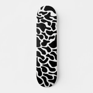 Skateboard Deck mit Kuhflecken Kuhflecken
