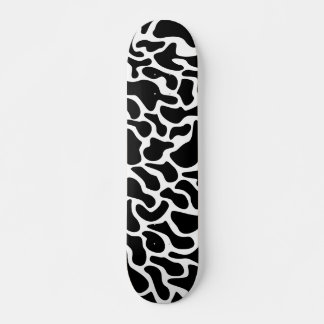 Skateboard Deck mit Kuhflecken Kuhflecken