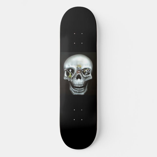 Skateboard Deck "Party Skull" (Front)