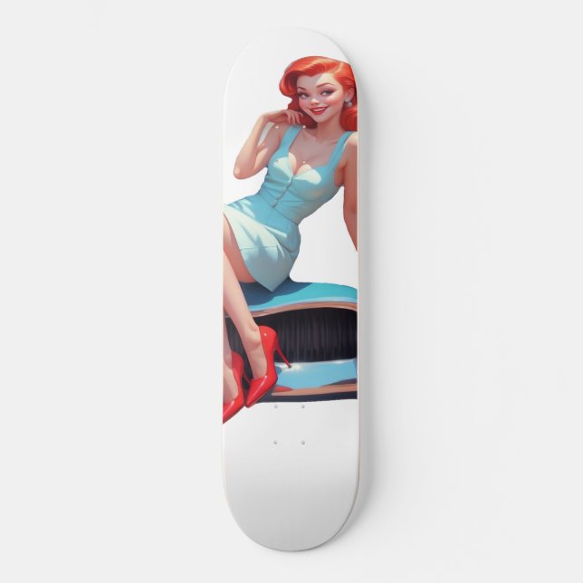 Skateboard Deck Pin-Up (Front)