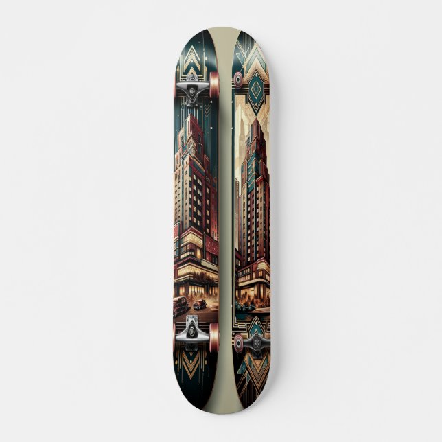 Skateboard "Deco Luxury Hotel Deck" (Devant)