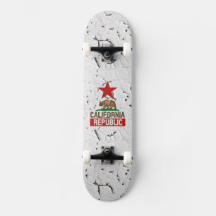 Skateboard Décor de peinture Peeling de la Californie