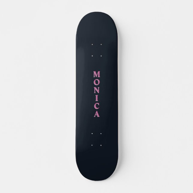 Skateboard Deep marine rose coutume (Devant)