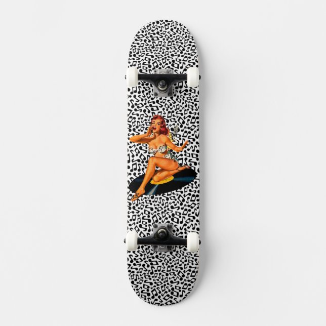 Skateboard Déesse de rockabilly (Recto)