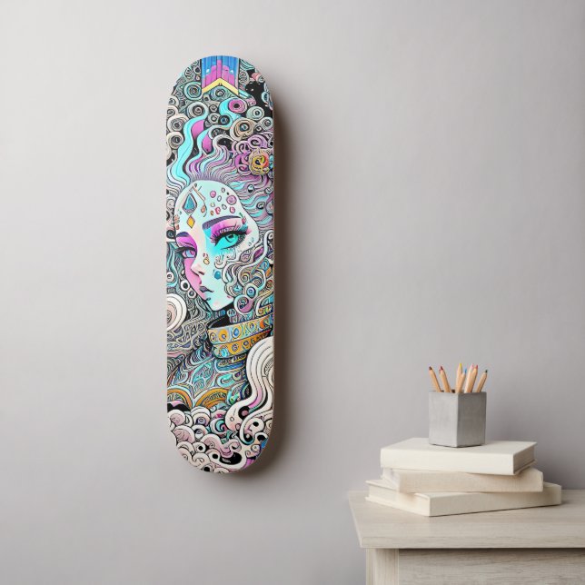 Skateboard Déesse suprême (Art mural)