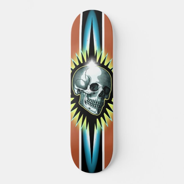 Skateboard Démarrage du crâne vintage (Recto)