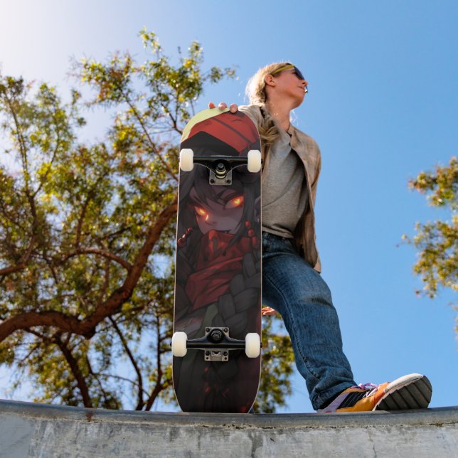 Skateboard Demon Girl Anime (Extérieur 1)