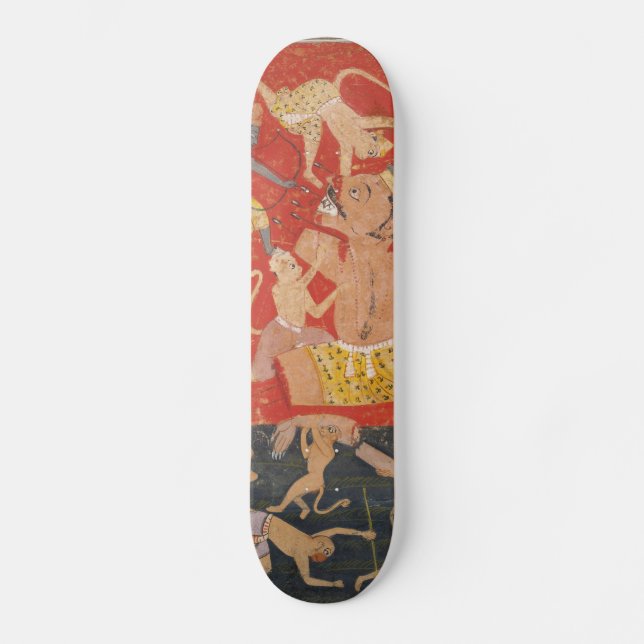 Skateboard Démon Kumbhakarna vaincu par Rama et Lakshmana (Recto)
