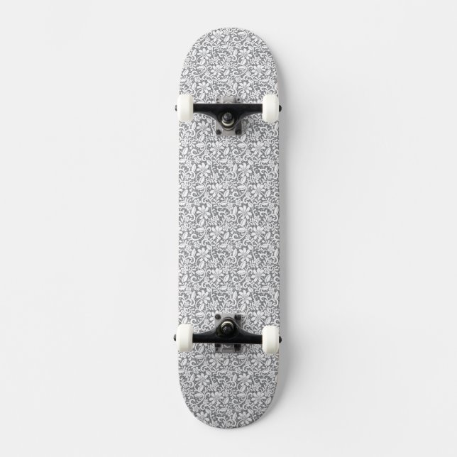 Skateboard Dentelle blanche 1 (Recto)