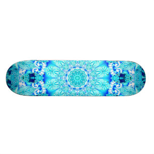 Skateboard Dentelle d'Aqua, mandala sensible et abstrait