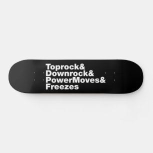 Skateboard Déplacements de rupture (Breakdance)