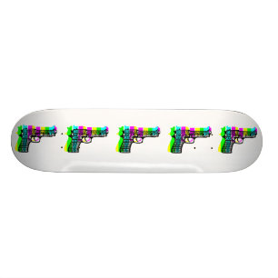 Skateboard Des choses avec des armes allumées