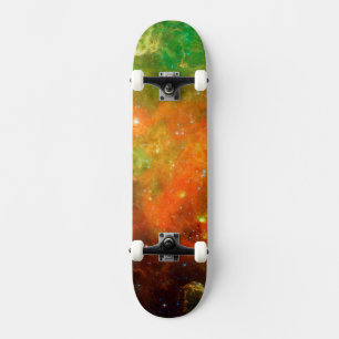 Skateboard Des Clusters D'Étoiles Dans La Nebula Nord-América