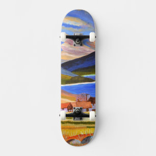 Skateboard des Highlands écossais