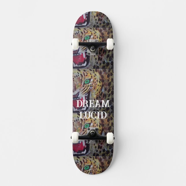 SKATEBOARD DESIGN BY ARTIST PAULA REILLY. (Front)