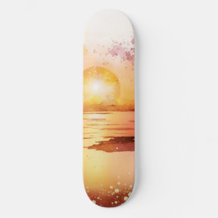 Skateboard Design de la gamme Watercolor Beach 3