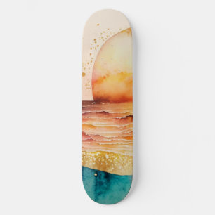 Skateboard Design de la gamme Watercolor Beach 3