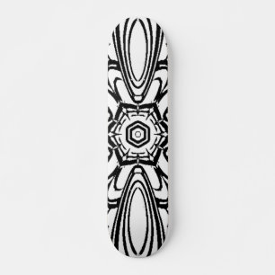 Skateboard design de mandala de fleurs