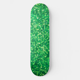 Skateboard Design de Parties scintillant de Faux vert pâle
