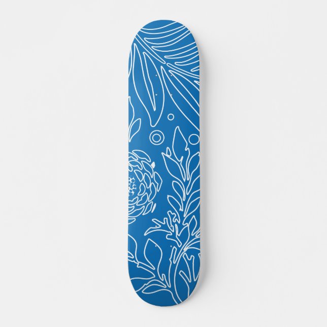 Skateboard Design floral 32 (Devant)