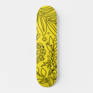 Skateboard Design floral 36