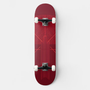 Skateboard Design graphique rétro élégant