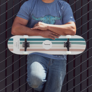 Skateboard Design minimaliste aux couleurs pastel
