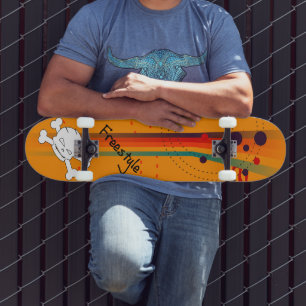 Skateboard Design simple orange