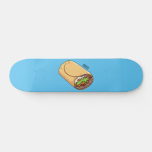 Skateboard dessin animé de Burrito