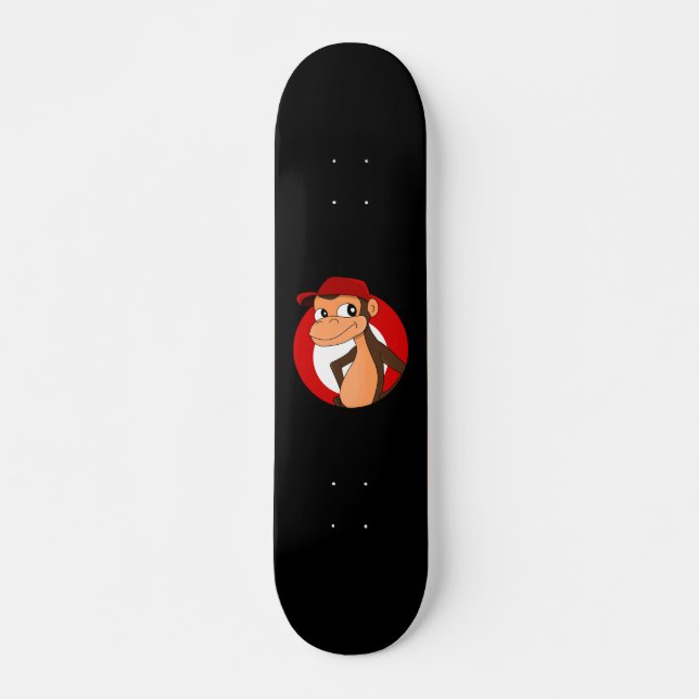 Skateboard Dessin de Chimp (Devant)