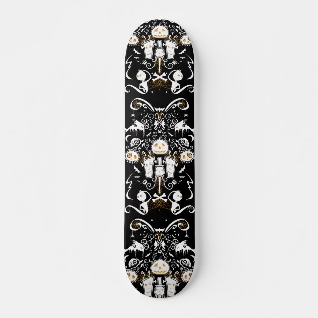 Skateboard Dessin de collage d'Halloween (Devant)