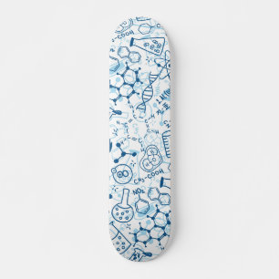 Skateboard Dessin de Doodle en chimie