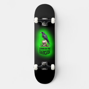 Skateboard Dessin de Skull Crow Skboard