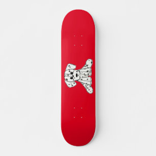 Skateboard Dessin simple de contour de chien en peluche dalma