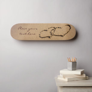 Skateboard Deux Hearts